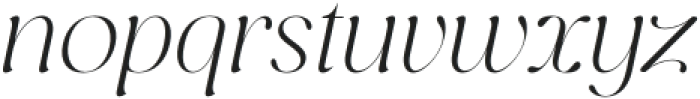 Gildan Extra Light Italic otf (200) Font LOWERCASE