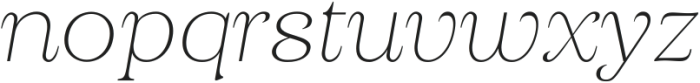Gilded Masting Thin Italic ttf (100) Font LOWERCASE