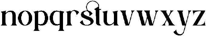Gilden Regular otf (400) Font LOWERCASE