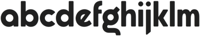 Gilga Rounded otf (400) Font LOWERCASE