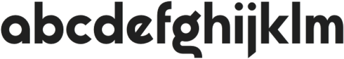 GilgaRegular otf (400) Font LOWERCASE