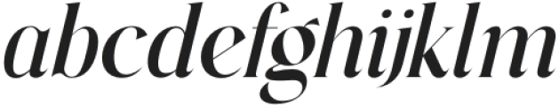 Gilkyst Italic otf (400) Font LOWERCASE