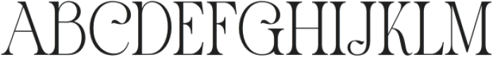 Gillgh Regular otf (400) Font UPPERCASE