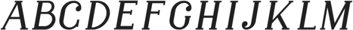 Gillion Bold Italic otf (700) Font UPPERCASE