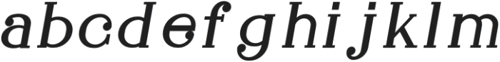 Gillion Bold Italic otf (700) Font LOWERCASE