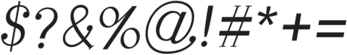 Gillion Italic otf (400) Font OTHER CHARS