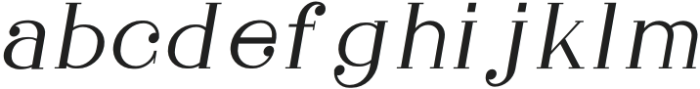 Gillion Italic otf (400) Font LOWERCASE