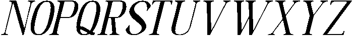 Gillpause Italic otf (400) Font UPPERCASE