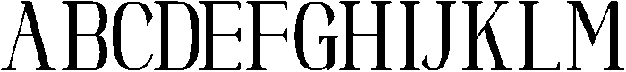 Gillpause otf (400) Font UPPERCASE