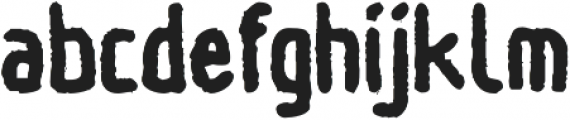 GillphongRough-Regular otf (400) Font LOWERCASE