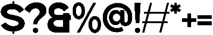 Gillune Bold otf (700) Font OTHER CHARS