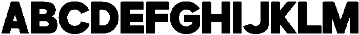 Gillune Extrabold otf (700) Font UPPERCASE
