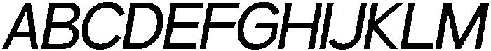 Gillune Italic otf (400) Font UPPERCASE