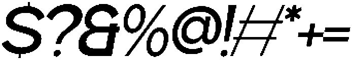 Gillune Medium Italic otf (500) Font OTHER CHARS