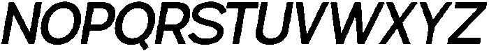Gillune Medium Italic otf (500) Font UPPERCASE