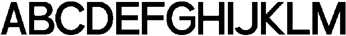 Gillune Medium otf (500) Font UPPERCASE
