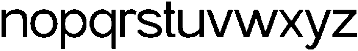 Gillune Regular otf (400) Font LOWERCASE