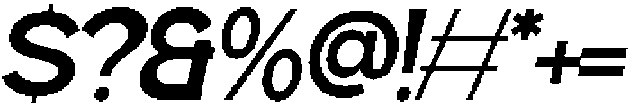 Gillune Semibold Italic otf (600) Font OTHER CHARS