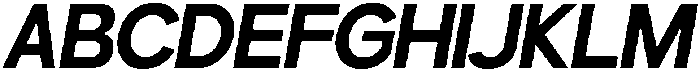 Gillune Semibold Italic otf (600) Font UPPERCASE