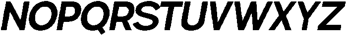 Gillune Semibold Italic otf (600) Font UPPERCASE