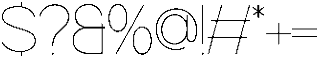 Gillune Thin ttf (100) Font OTHER CHARS