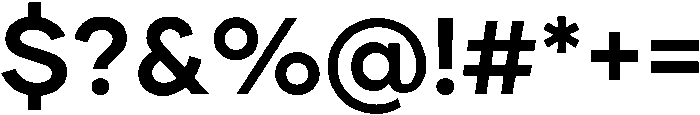 Gilmer Bold otf (700) Font OTHER CHARS