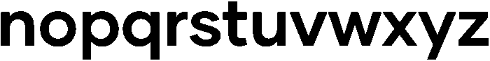 Gilmer Bold otf (700) Font LOWERCASE