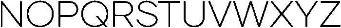 Gilmer Light otf (300) Font UPPERCASE