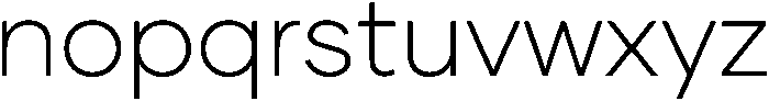 Gilmer Light otf (300) Font LOWERCASE