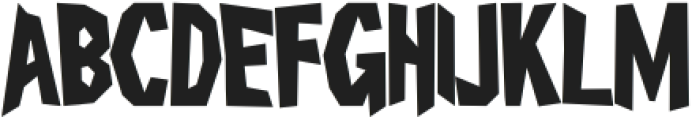 Gilmore Ghouls Regular otf (400) Font UPPERCASE