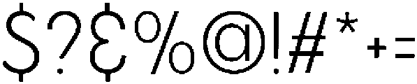 Gilmour Extra Light otf (200) Font OTHER CHARS