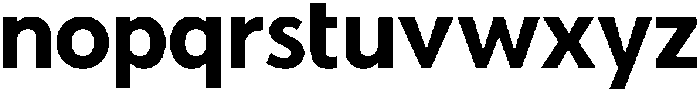Gilmour Semi Bold otf (600) Font LOWERCASE