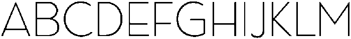 Gilmour Thin otf (100) Font UPPERCASE