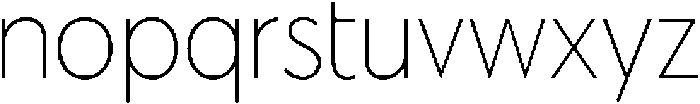 Gilmour Thin otf (100) Font LOWERCASE