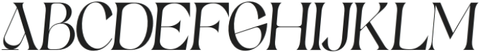 Giloste-Italic otf (400) Font UPPERCASE