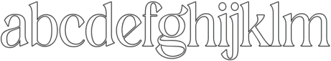 Giloste Outline otf (400) FONT