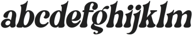 Gilter Italic otf (400) Font LOWERCASE