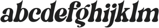 Gilter Italic ttf (400) Font LOWERCASE