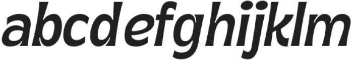 Gilton Thin Slanted otf (100) Font LOWERCASE