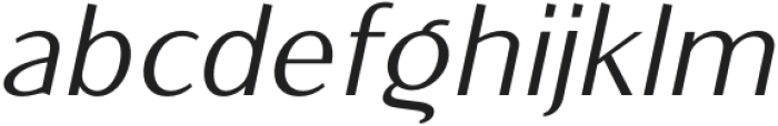 Giltune Extra Light Italic otf (200) Font LOWERCASE