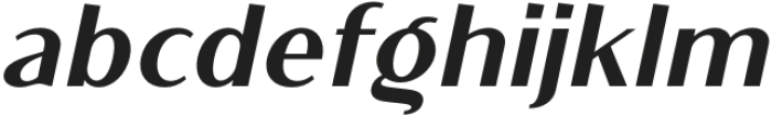 Giltune Semi Bold Italic otf (600) Font LOWERCASE