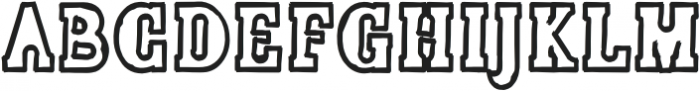 Gilub Regular otf (400) Font LOWERCASE