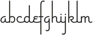 Gimbel Script Regular otf (400) Font LOWERCASE