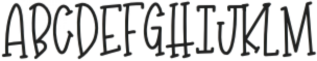 Gin & Tonic Serif Regular otf (400) Font UPPERCASE