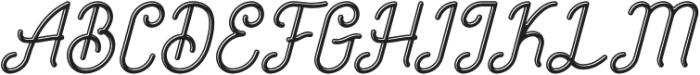 GinTonic Script Light otf (300) Font UPPERCASE