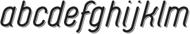 GinTonic Script Shadow otf (400) Font LOWERCASE