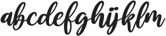 Gina Angle Italic otf (400) Font LOWERCASE