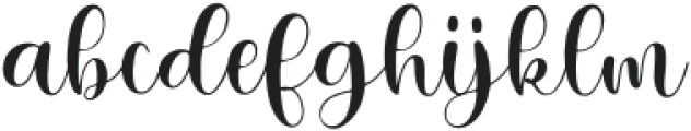 Ginanitta Regular otf (400) Font LOWERCASE