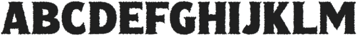 Ginder Rough Regular otf (400) Font UPPERCASE