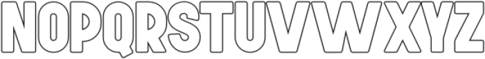 Ginear Outline otf (400) Font UPPERCASE